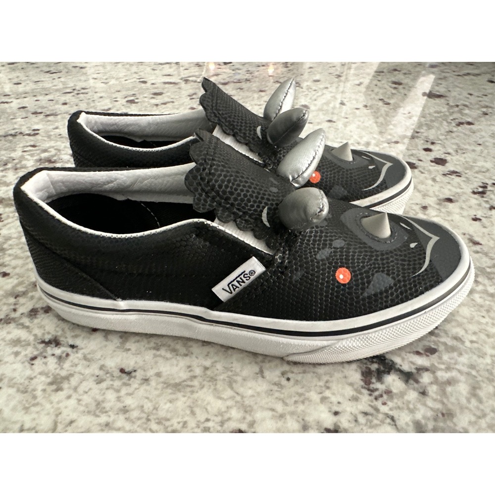 Vans Classic Slip-On Triceratops Dinosaur Shoes - Size 13